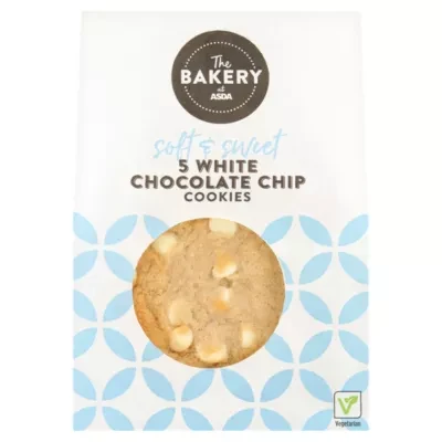 The BAKERY at ASDA The Bakery 5 White Chocolate Chip Cookies