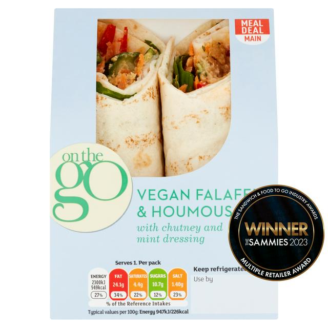 Sainsbury's Vegan Falafel & Houmous Wrap