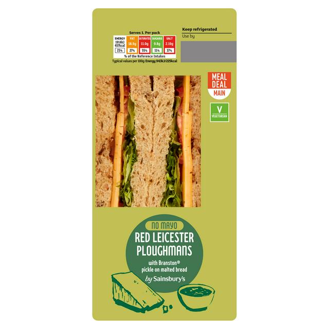 Sainsbury's Red Leicester Ploughmans Sandwich