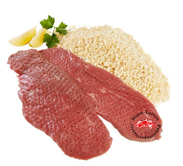 Panert Snitzel av Kalv Ca 500 g Pr Pk 2 stk