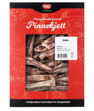 Pinnekjøtt Røkt 1,85kg Toma Mat