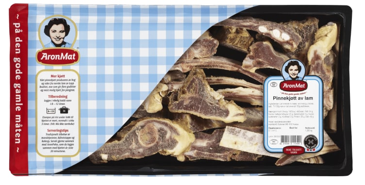 Pinnekjøtt Av Lam Ca1,2kg Aron Mat