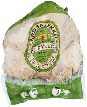 Dsh Gårdsklekket Hel Kylling Ca 1800g Vv