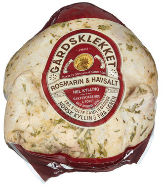 Dsh Gårdsklekket Hel Kylling Rosmarin & Havsalt Ca 1.8kg Vv
