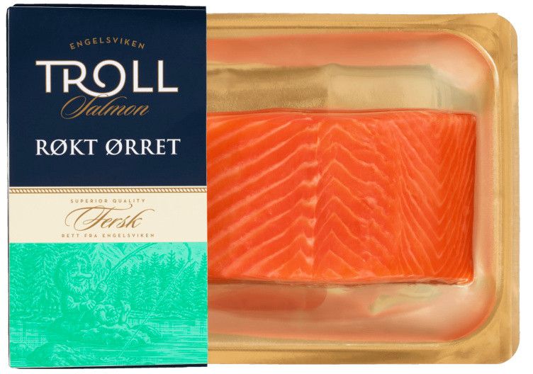 Ørret Røkt Bit Ca250g Troll