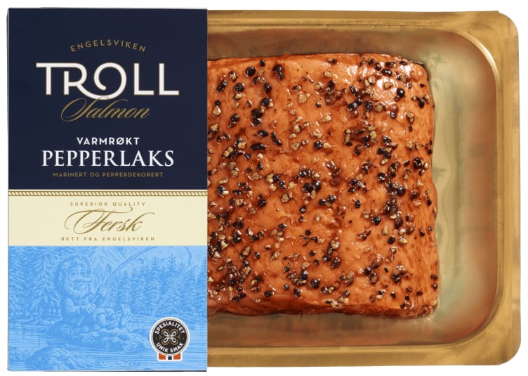 Pepperlaks Varmrøkt Bit Ca250g Troll