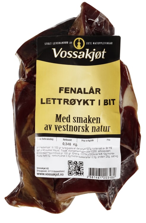 Fenalår i Bit Skalk Ca300g Vossakjøt