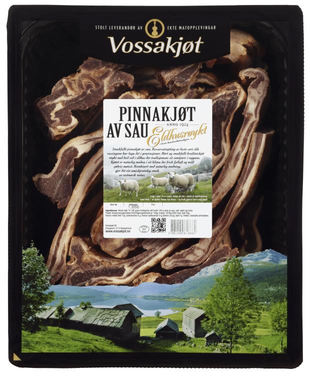 Pinnakjøt Sau Eldhusrøykt Ca1,8kg Vossakjøt