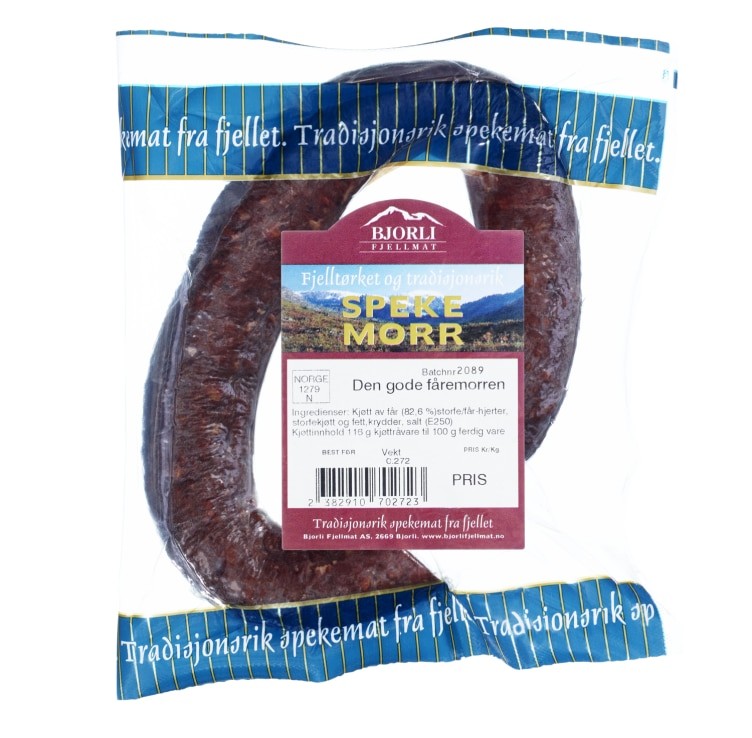 Speket Fåremorr Ca250g Bjorli Fjellmat