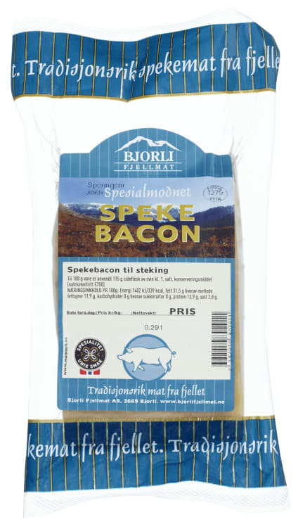 Spekebacon Spesialmodnet Ca300g Bjorli