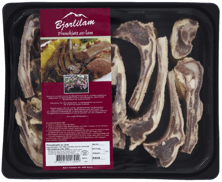 Pinnekjøtt Kuttet Ca1,3kg Bjorli