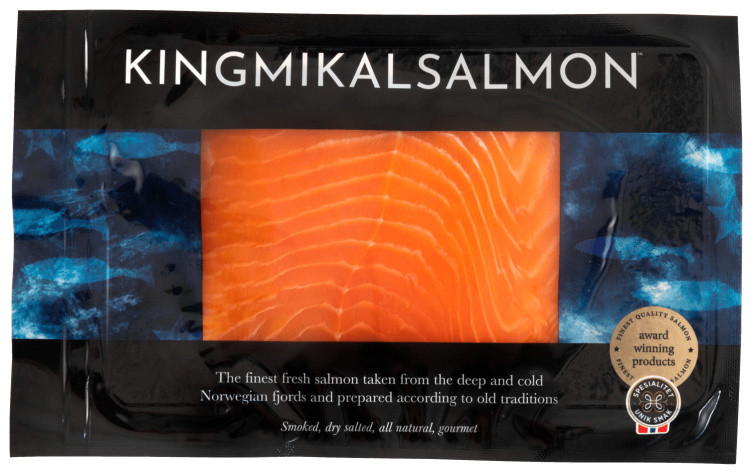 Laks Einerrøykt skivet Ca170g Mikals Laks