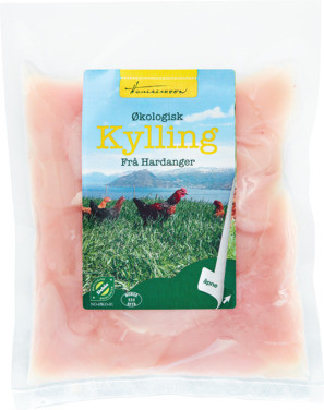 Homlagarden Kylling Wok/skivet 400g