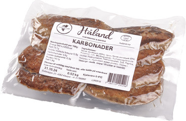 Håland Kjøtt Karbonader Ca 500g Vv