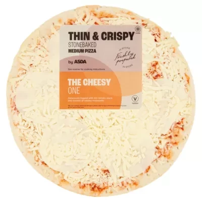 ASDA The Cheesy One Medium Thin & Crispy Pizza 333g