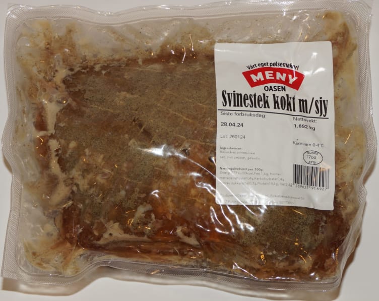 Svinestek Stekt m/Sky Ca1,5kg Meny Oasen