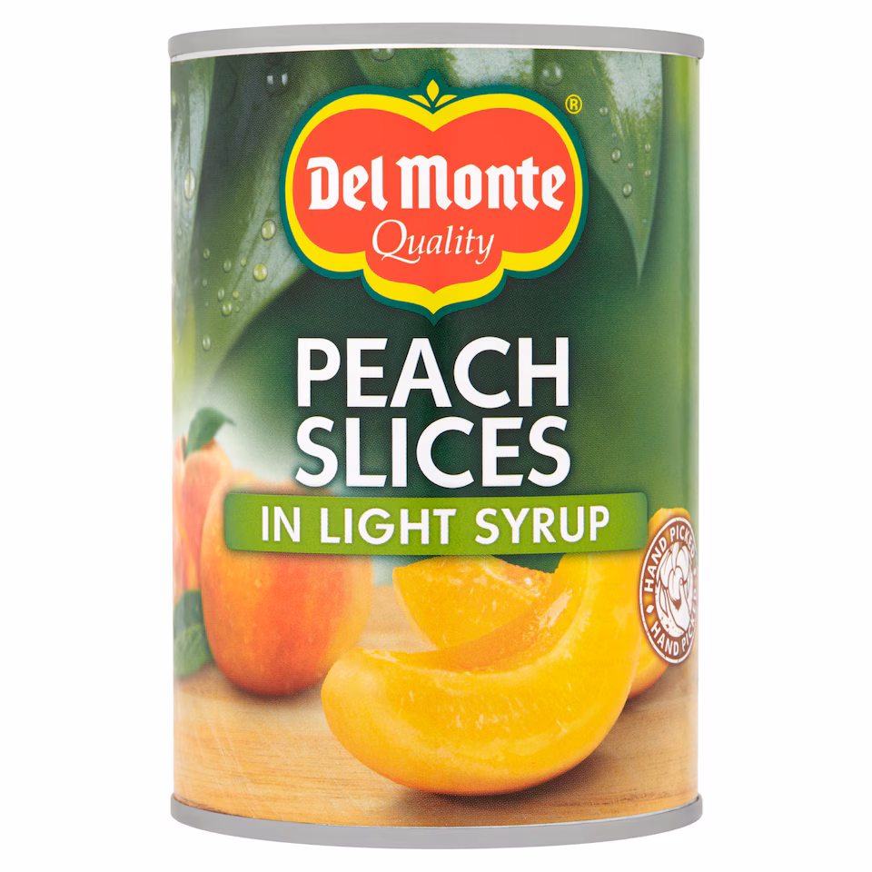 Del Monte Peach Slices Light Syrup 420G