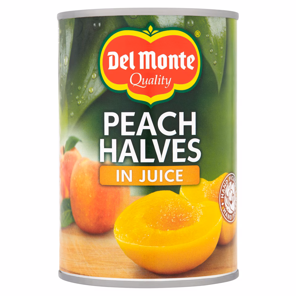 Del Monte Peach Halves In Juice 415G