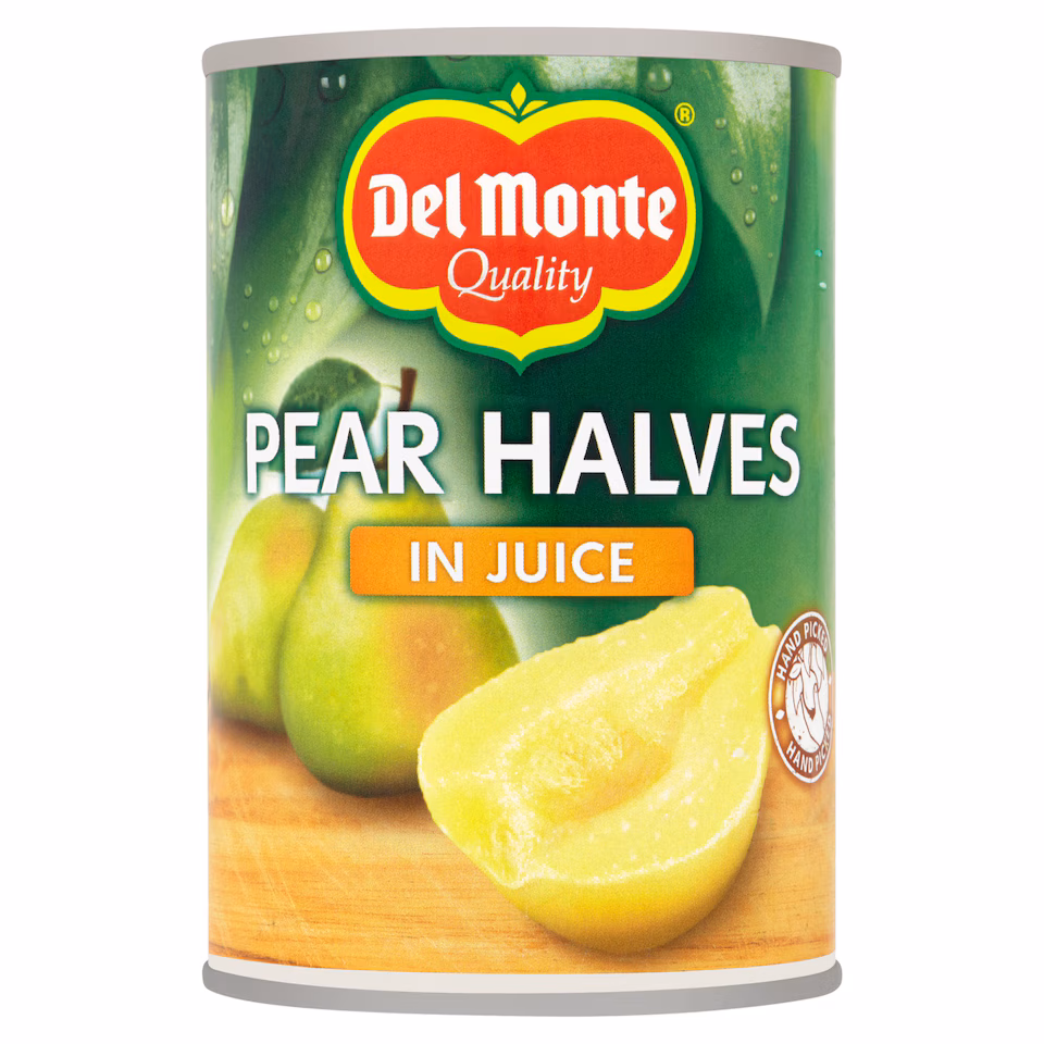 Del Monte Pear Halves In Juice 415G