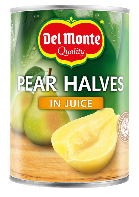 Pærer Halve i Juice 415g Del Monte