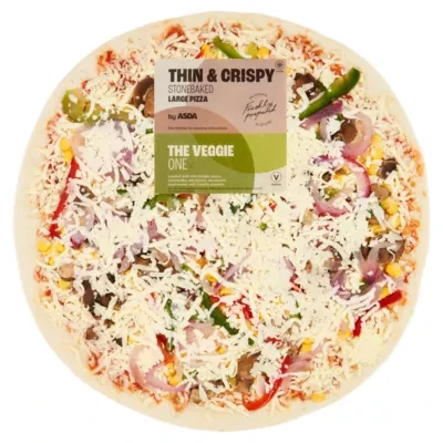 ASDA The Veggie One Large Thin & Crispy Pizza 814g