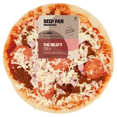ASDA The Meaty One Medium Deep Pan Pizza 419g