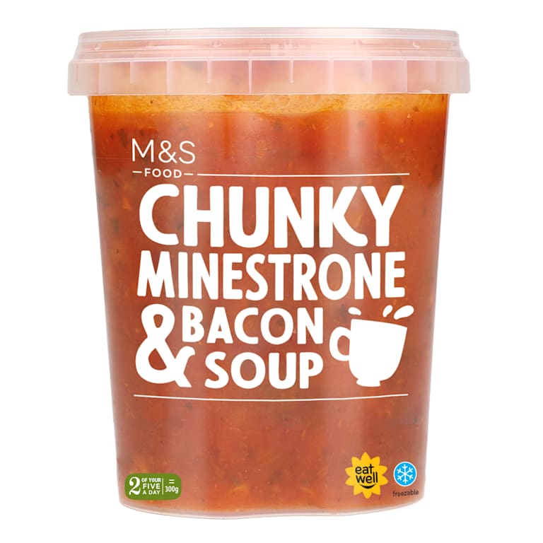 M&S Minestrone Soup with Bacon