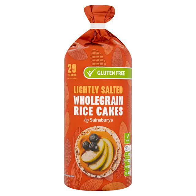 Sainsbury's Lightly Salted Wholegrain Rice Cakes 135g