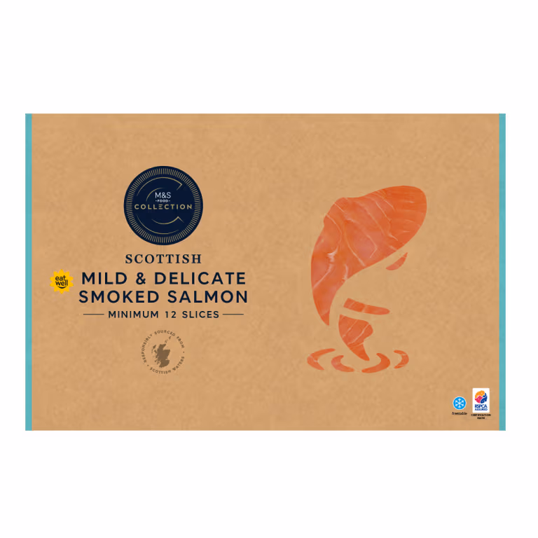 M&S Collection Scottish Mild and Delicate Smoked Salmon