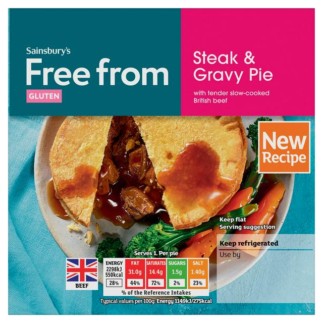 Sainsbury's Free From Steak & Gravy Pie 200g