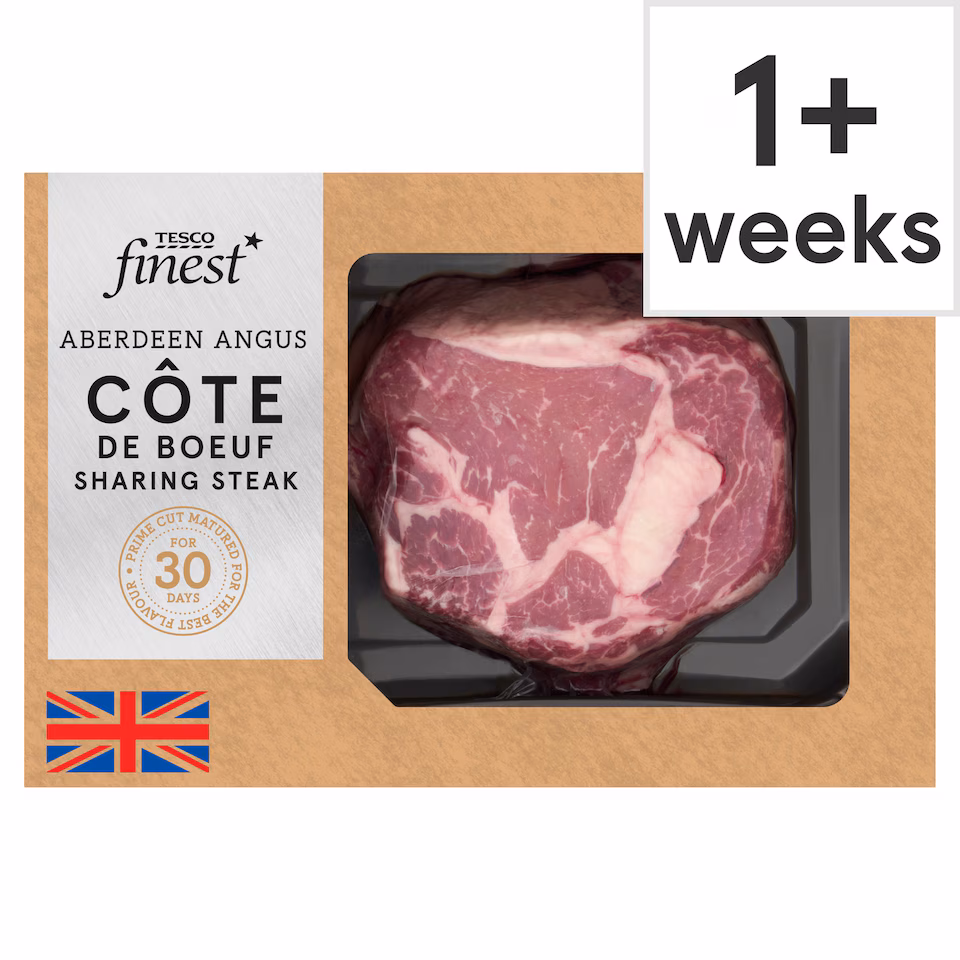 Tesco Finest 30 Day Matured AA Cote Du Boeuf Sharing Steak