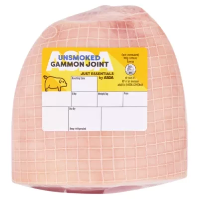 ASDA Just Essentials Unsmoked Gammon Joint 1.180kg