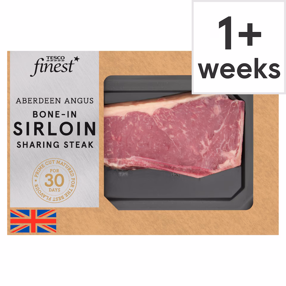 Tesco Finest AA Bone In Sirloin Sharing Steak
