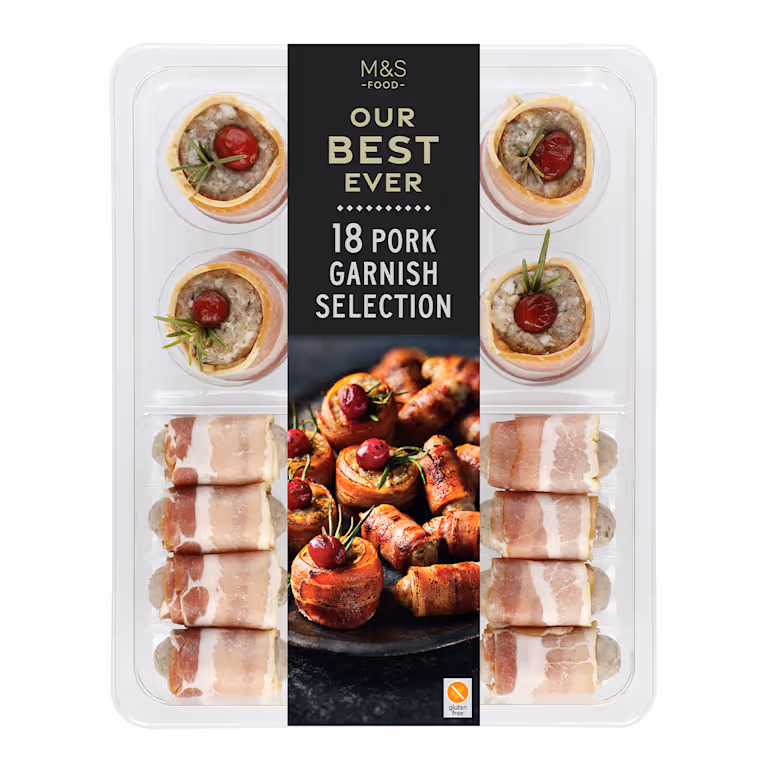 M&S Collection British Outdoor Bred Pork Garnish Selection