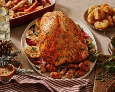 ASDA Classic Small Basted Turkey Crown (Typically 1.49kg)