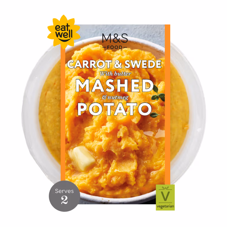 M&S Carrot and Swede Mashed Potato