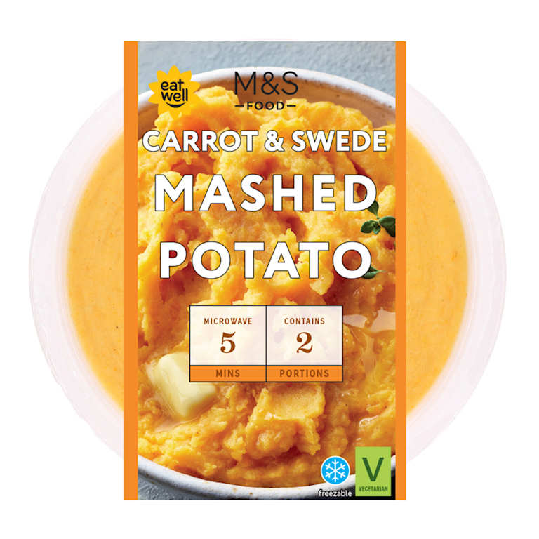 M&S Carrot and Swede Mashed Potato