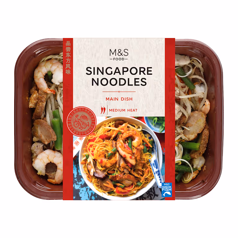 M&S Singapore Noodles