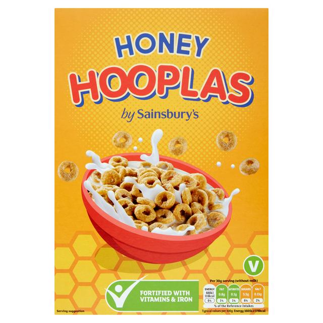Sainsbury's Multigrain Honey Hooplas 375g