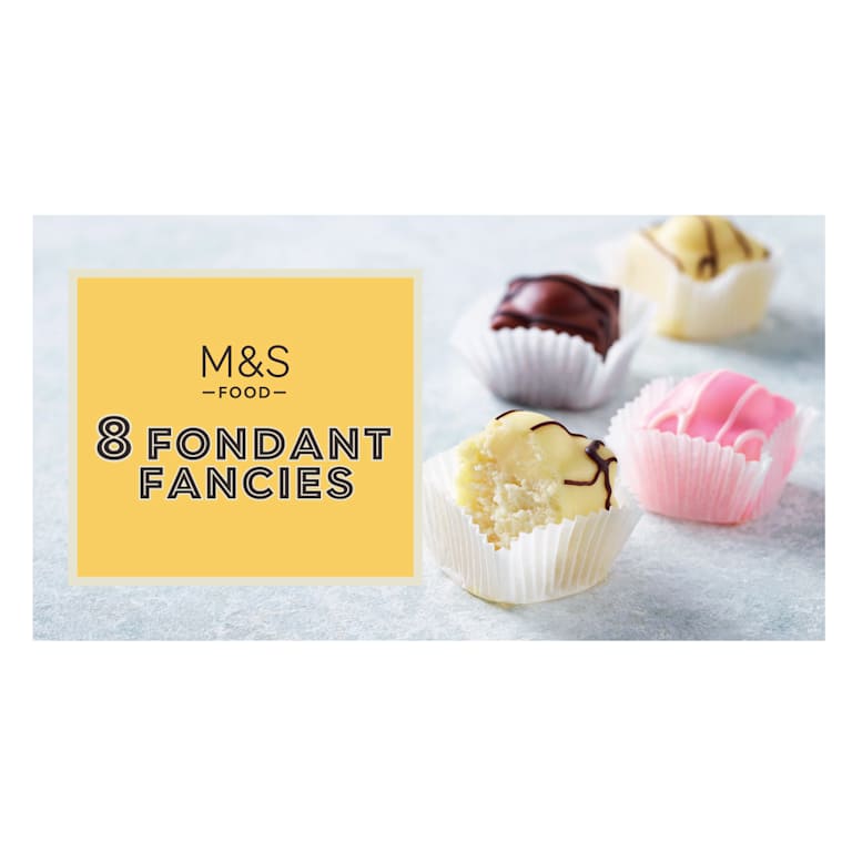 M&S 8 Fondant Fancies