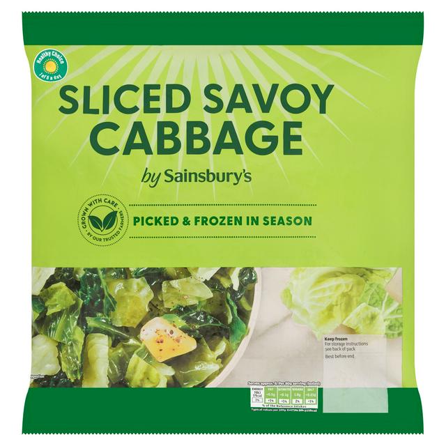 Sainsbury's Sliced Savoy Cabbage 500g