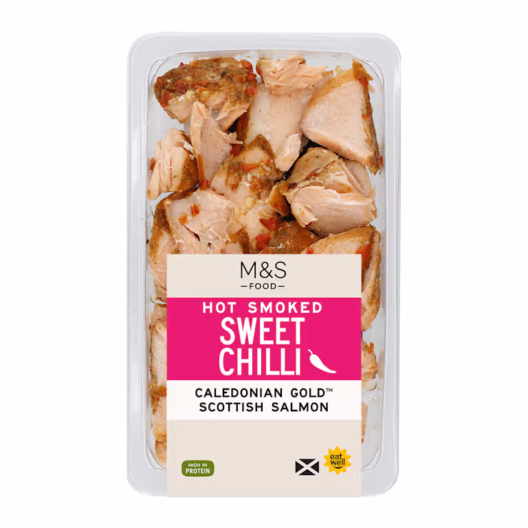 M&S Scottish Hot Smoked Sweet Chilli Salmon Flakes
