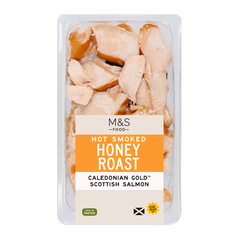 M&S Scottish Hot Smoked Honey Roast Salmon Flakes