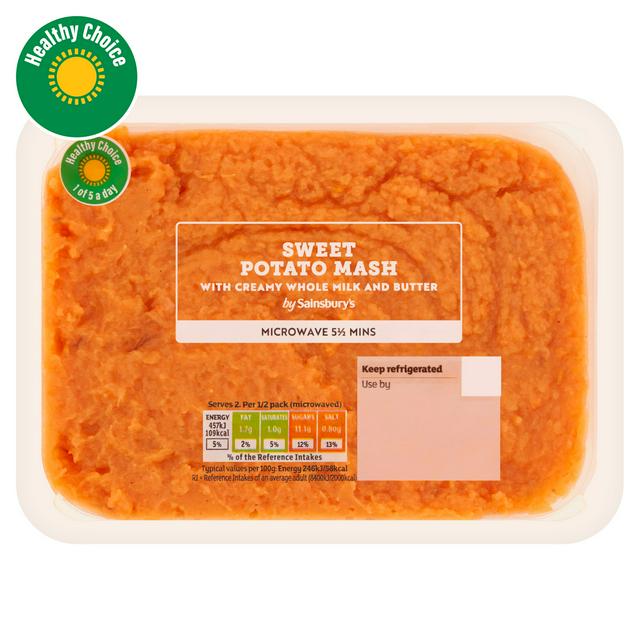 Sainsbury's Sweet Potato Mash 400g