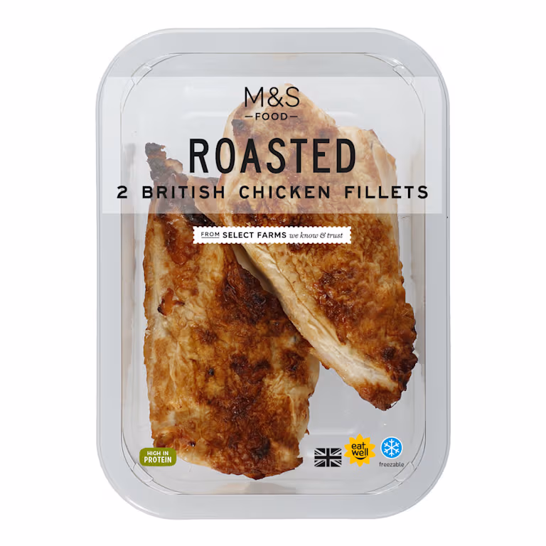 M&S 2 Roast Chicken Breast Fillets