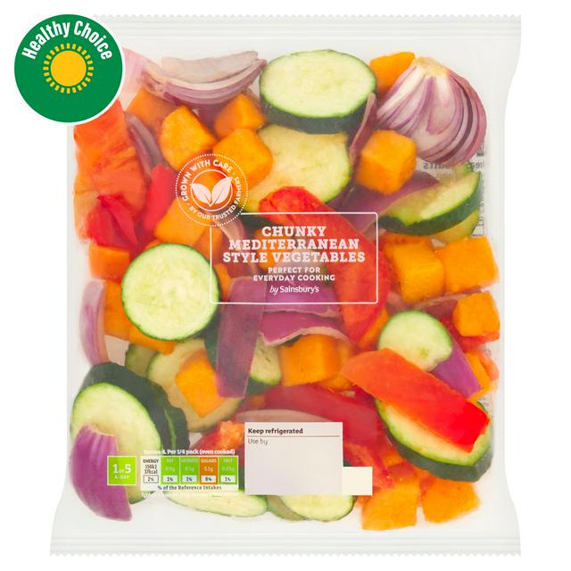 Sainsbury's Chunky Mediterranean Style Vegetables, Inspired to Cook 600g