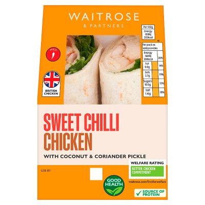 Waitrose Sweet Chilli Chicken Wrap