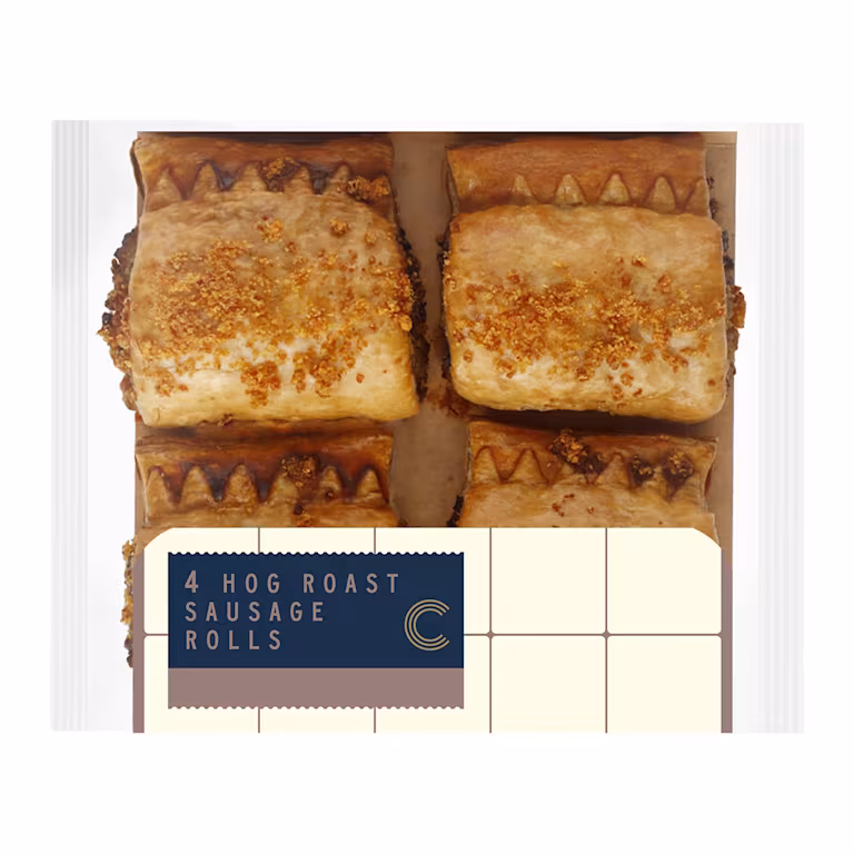 M&S Collection 4 Hog Roast Sausage Rolls