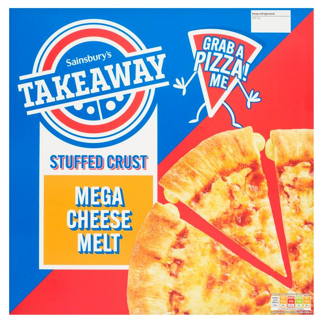 Sainsbury's Stuffed Crust Cheese Feast Pizza 599g