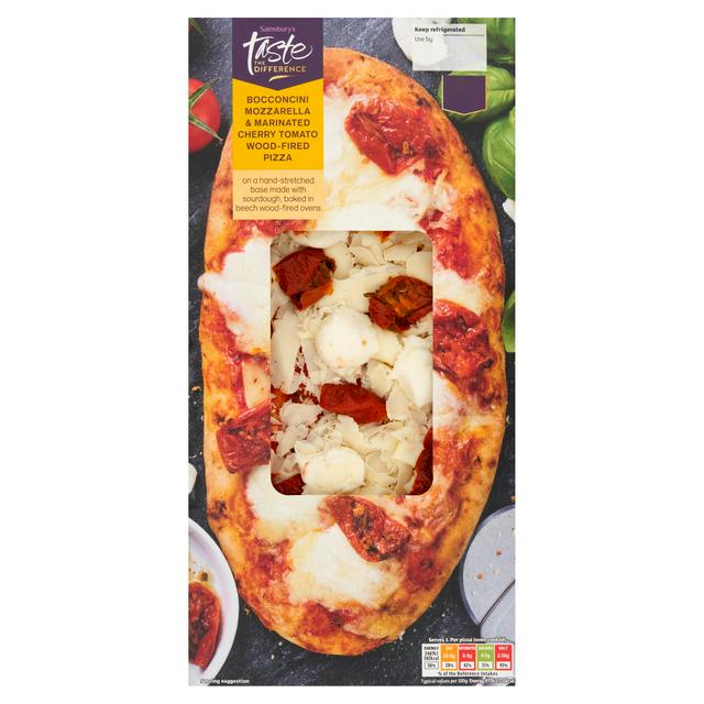Sainsbury's Mozzarella & Cherry Tomato Pizza, Taste the Difference 260g